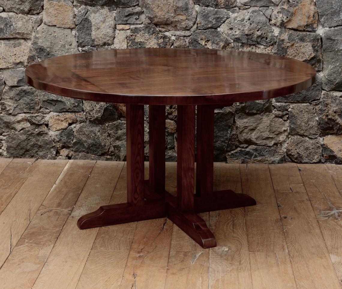 Recently Commissioned Walnut Refectory Style Table 